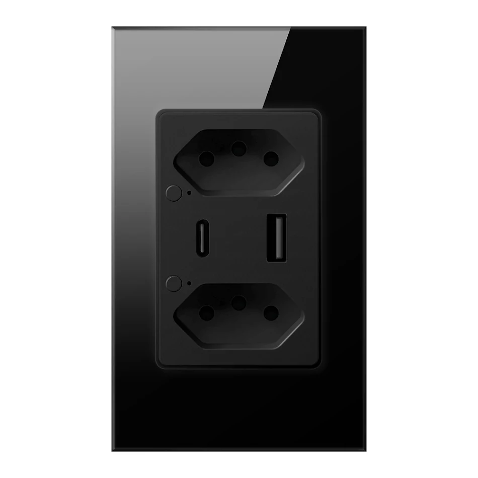 Brazil Wall Socket Individually Controlled Smart Plug to Manage Each Outlet Separately Easy Control and Energy Saving fo