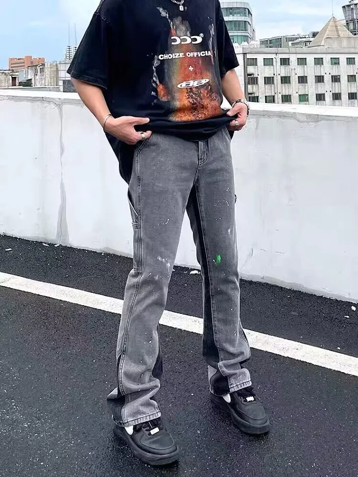 Pantalones vaqueros Fashion Horn para hombre. Denim de alta calidad, corte moderno y duradero, perfectos para un estilo casual y cómodo.