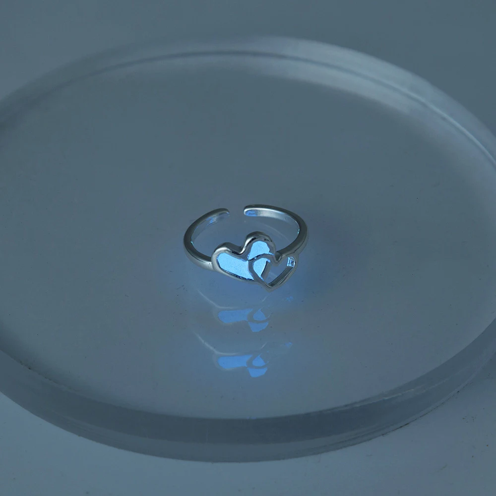 Title 23, Bague Bracelet Coeur Papillon Bleu Lumineux Ina...
