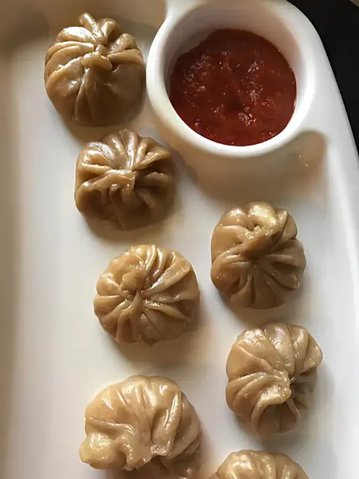 Veg. Black Bean Steam Wheat Momos (6 Pcs)