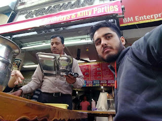 Aditya rana at Krishan Chap Shop, Sector 37,  photos