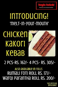 Koyla Kebab menu 1