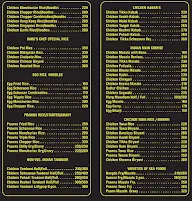 Babu's Chinese Corner menu 3