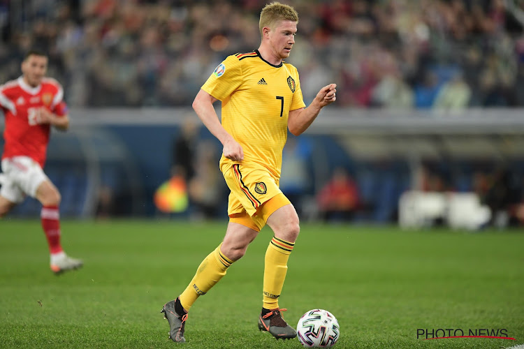 Pas (encore) de Kevin De Bruyne avec les Diables Rouges 