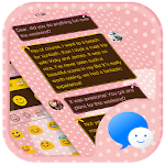 Dotted Bow Messages Theme Apk