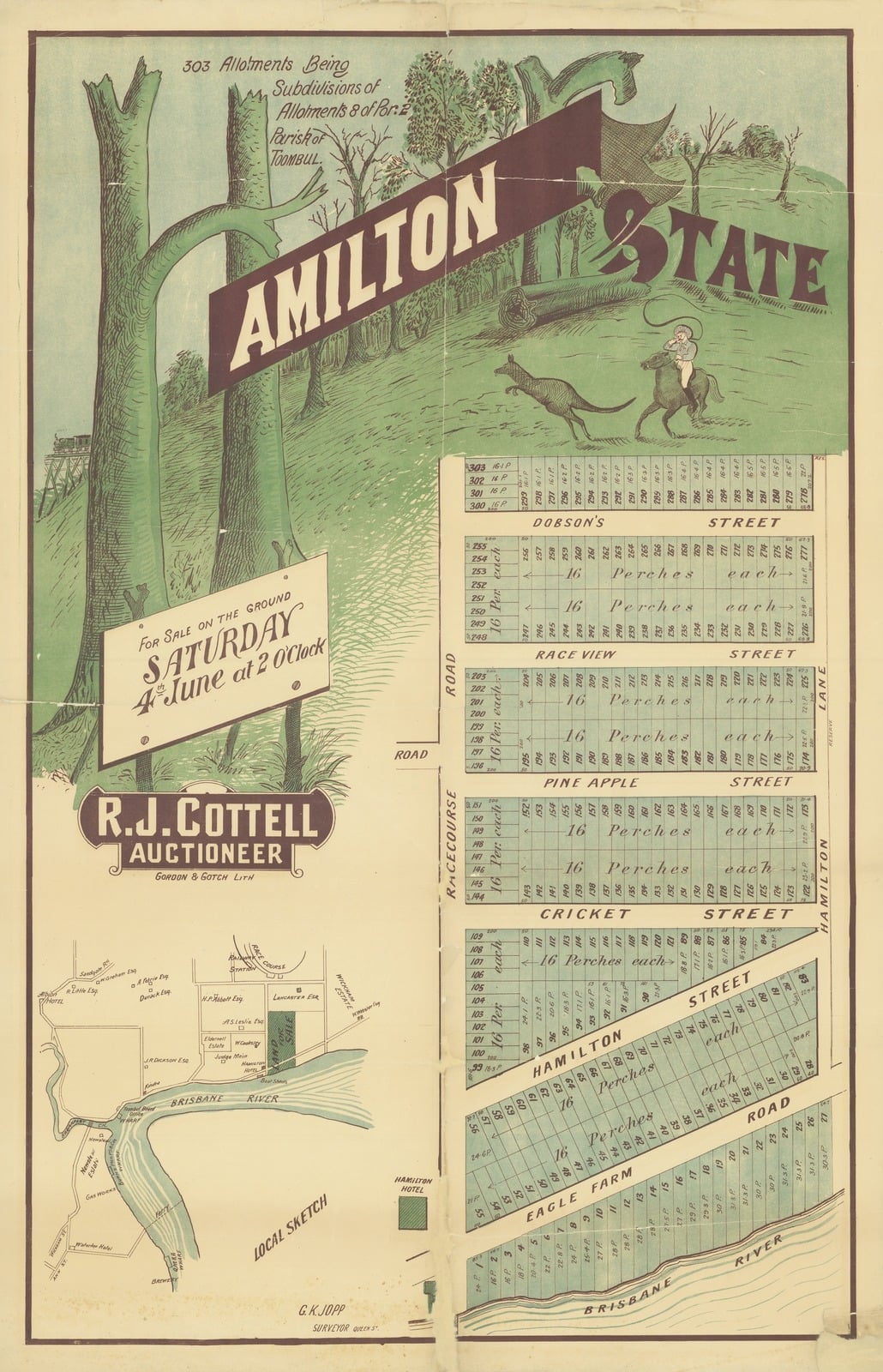 Hamilton subdivision allotments