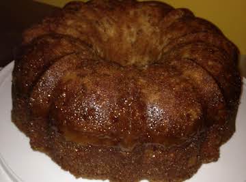 Apple Dapple Cake (with caramel sauce)