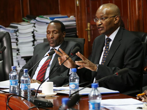 Central Bank governor Patrick Njoroge before the National Assembly Public Accounts Committee on August 4 /HEZRON NJOROGE