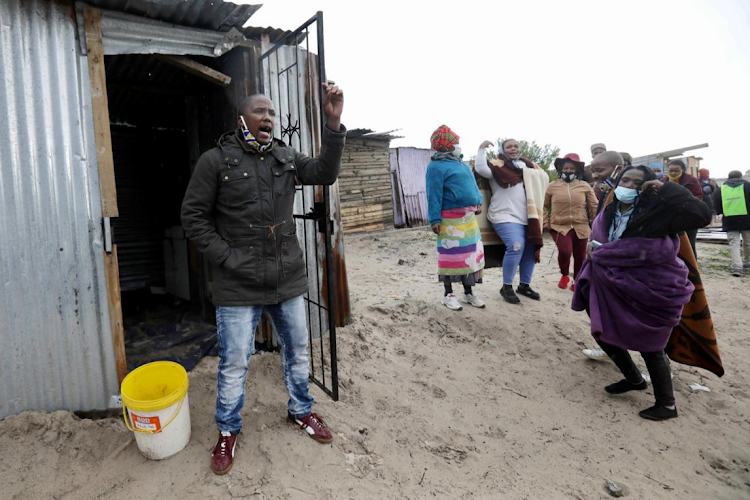 Bulelani Qolani opened a case against the City of Cape Town after a video of him being dragged naked out of his shack went viral. File photo.