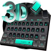 3D Black Keyboard Theme 10001011 Icon