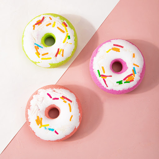 Title 2, Explosion Dried Flower Donut Bath Bomb Bath Sal...
