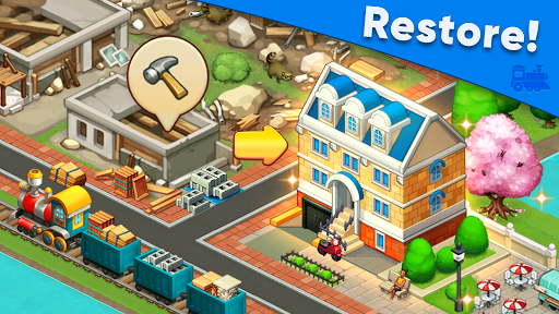 Train town - 3 match merge magic puzzle games screenshots 7