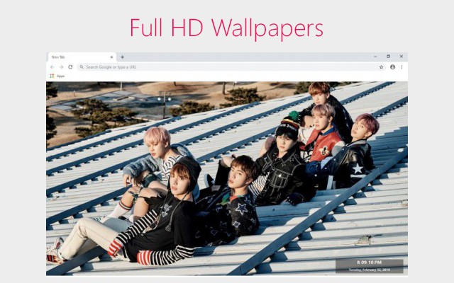 BTS Bangtan Boys Wallpapers and New Tab