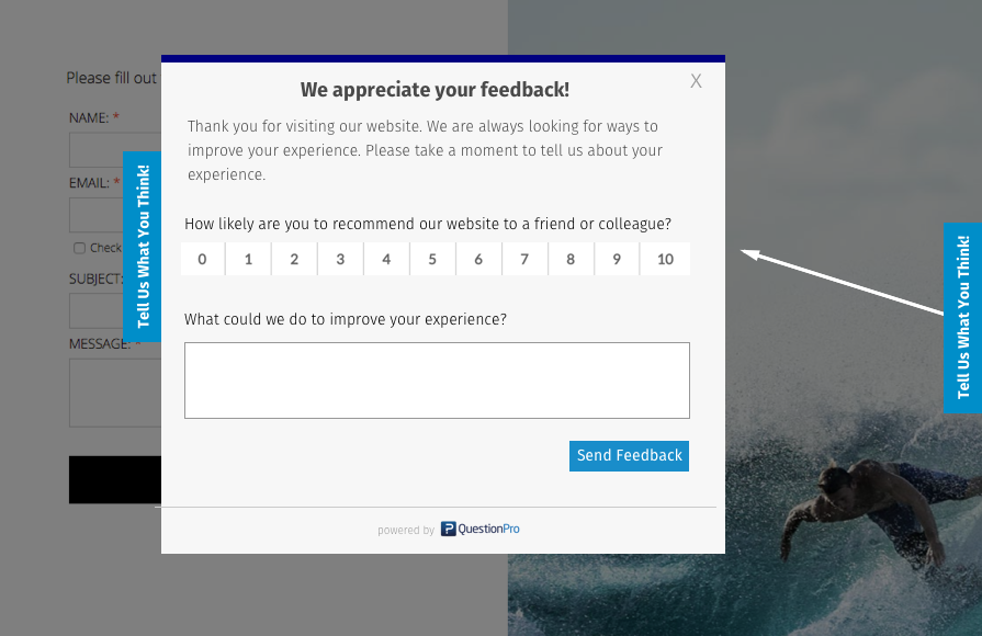 feedback tab nps