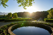 A general view of the gorgeous gardens at Boschendal Wine Estate.