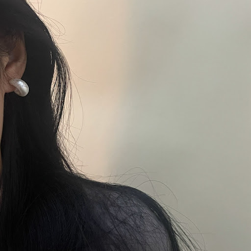 Title 1, Womens Pearl Grace Silver Needle Elegant Earri...