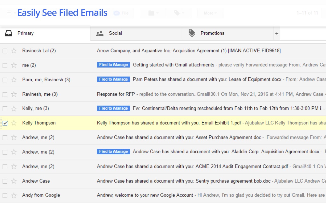 iManage Work for Gmail Preview image 4
