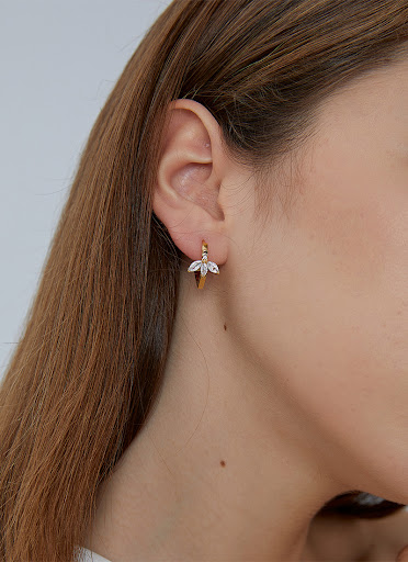 Title 6, Womens Fashion Zircon Geometric Earrings, a st...