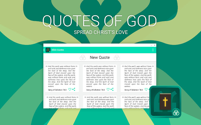 Quotes of God chrome extension