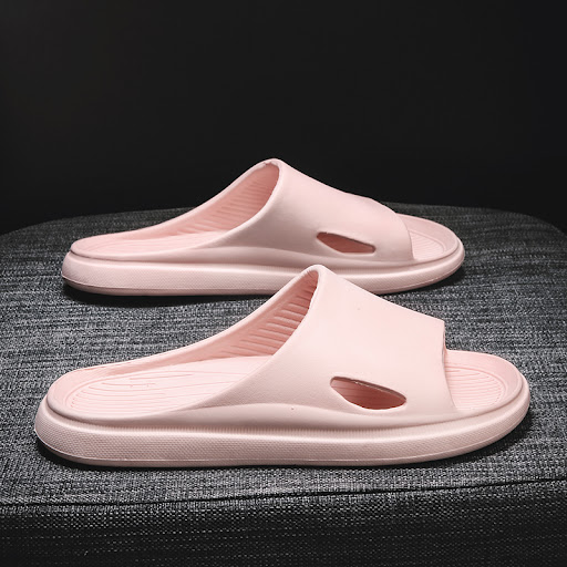 Title 2, Summer non-slip home bathing couple slippers. C...