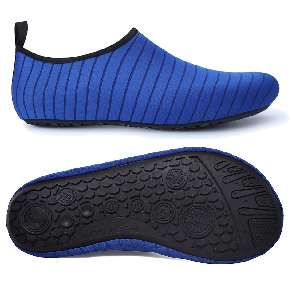 Chaussures d'été pieds nus à séchage rapide pour plage, natation, yoga et exercice. Chaussettes aquatiques pour toutes activités aquatiques.