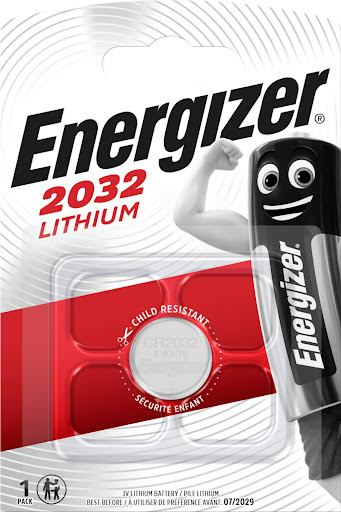 pile energizer CR2032 lithium