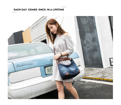Title 9, Denim Shoulder Bag
