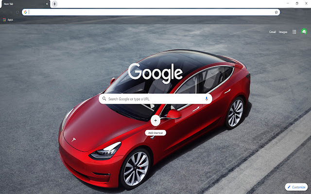 Tesla Model 3 chrome extension