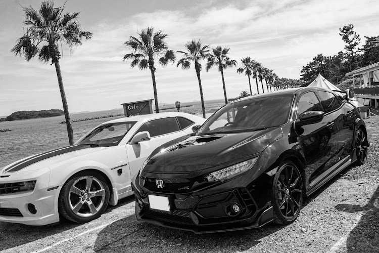 シビックタイプRのFK8・モノクロ祭り便乗・モノクロ・モノクロ祭り・モノクロジャックに関するカスタム事例の投稿画像1枚目
