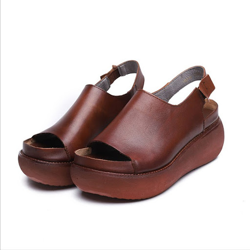 Title 2, Youth Shark Summer Platform Sandals, Womens Le...