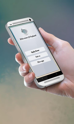 ホワイト冬 GO Keyboard