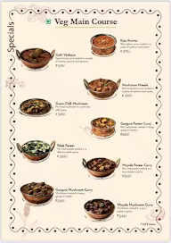 Kritunga Restaurant - Nagole menu 1