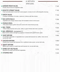 Ambrosia- Ramada Neemrana menu 4