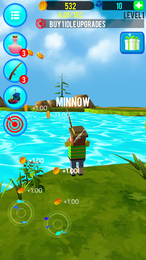 Screenshot Fishing Clicker Game