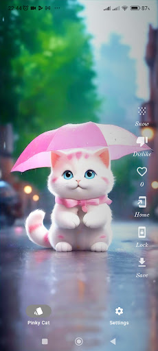 Screenshot PinkyCat - Cat Wallpaper