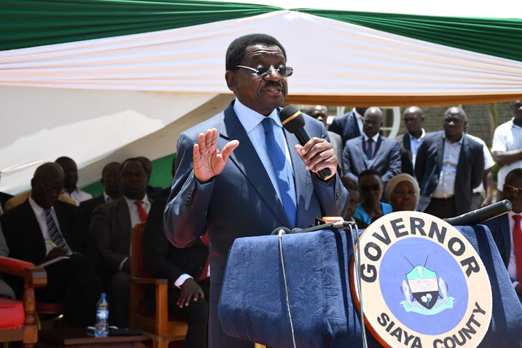 Siaya Governor James Orengo