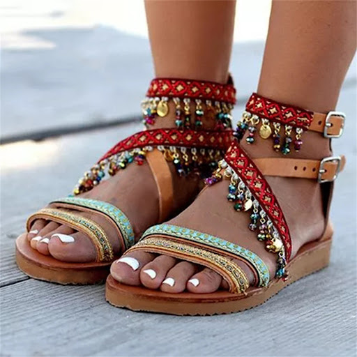 Title 3, Womens Ethnic Style Bohemian Plus Size Shoes. ...