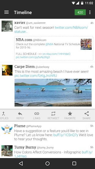  Plume for Twitter- screenshot thumbnail 