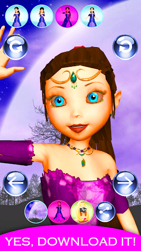 Screenshot Princess Fairy Hair Salon Game