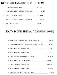 Kailash Hotel menu 4