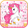 Pink Glitter Unicorn Theme icon