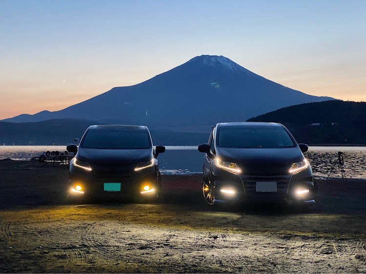 オデッセイの総集編・ゆき☆パパさんとコラボ・ゆき☆パパアート・山中湖からの富士山に関するカスタム事例の投稿画像6枚目