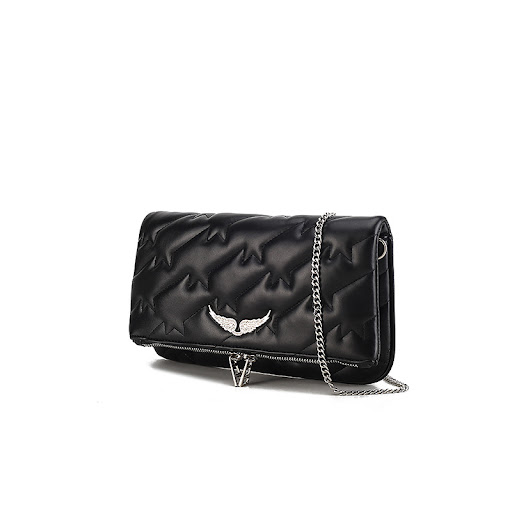 Title 1, Womens Embroidered Crossbody Bag with Chain, s...
