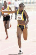 PRETORIA, SOUTH AFRICA - 5 June 2005, Nombuleli Mkenku during the AAC Southern Region Youth Track and Field Championships at Pilditch Stadium in Pretoria, South Africa.Photo Credit : © Lee Warren \ Gallo Images