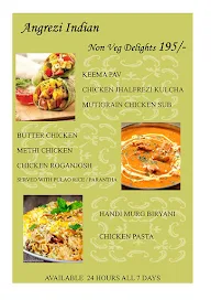 Angrezi Indian menu 4