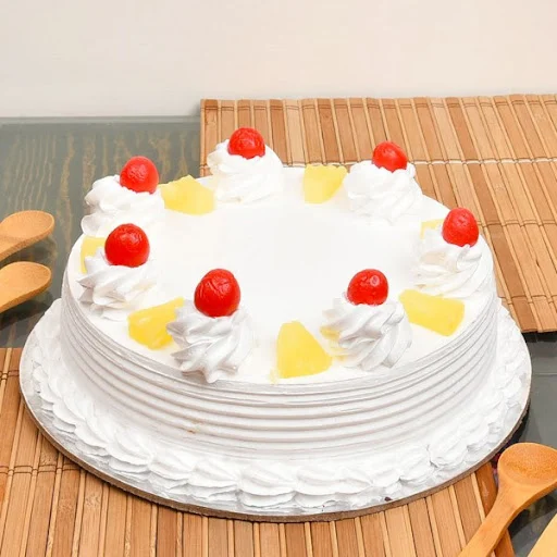 Pine Apple Eggless Cake