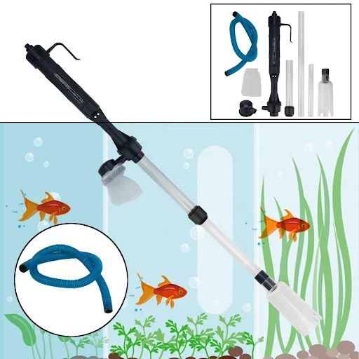 Waste Remover Filters Tools Aquarium Fish Tank Pipe Vacuum Suction Filter Battery Operated Water Change Pump Gravel Clea