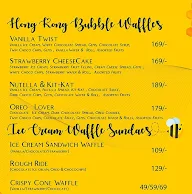 The Waffle Bee menu 1
