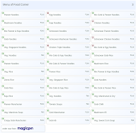 Food Corner menu 3