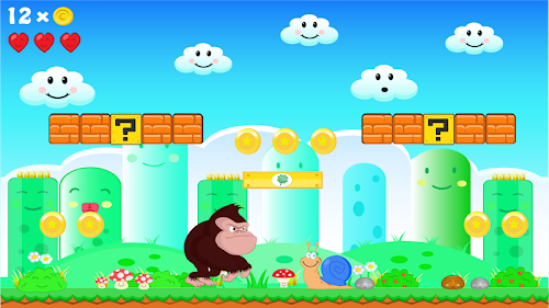 Android application Jungle Monkey Runner screenshort